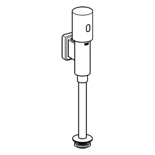 GROHE Urinal-IR-Elektronik Tectron Rondo 37421 Aufputz Batterie 6V chrom – Bild 4