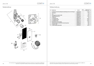 CONTI+ ultra el. IR Urinalarm. Vcon. UP Glas Weiß Touch U18 – Bild 3