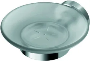 IS Seifenschale IOM satiniertes Glas Chrom