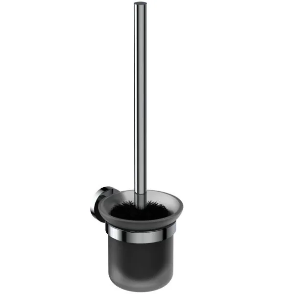 Ideal Standard Bürstengarnitur IOM aus Glas wandhängend Chrom