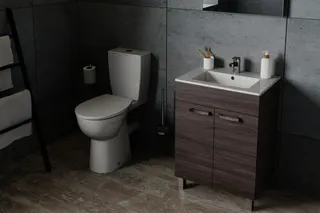 Ideal Standard Bürstengarnitur IOM aus Glas wandhängend Chrom – Bild 4