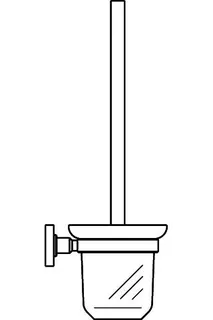 Ideal Standard Bürstengarnitur IOM aus Glas wandhängend Chrom – Bild 5