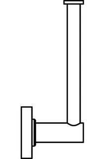 Ideal Standard Papier-/Reserverollenhalter IOM ohne Deckel Chrom – Bild 5