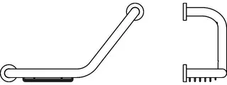 Ideal Standard Wannengriff IOM mit integrierter Seifenschale Chrom – Bild 2