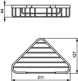 Ideal Standard Eck-Seifenkorb IOM, Chrom – Bild 3