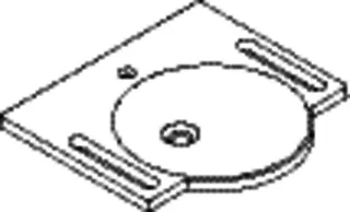 HEWI Waschtisch mit Griffmulden, 600 x 550mm, o. Überlauf, 1 Hahnloch – Bild 5