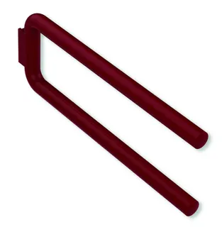 HEWI Handtuchhalter Ser 477, zweiarmig rubinrot