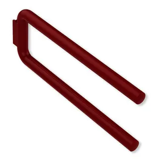 HEWI Handtuchhalter Ser 477, zweiarmig rubinrot – Bild 2