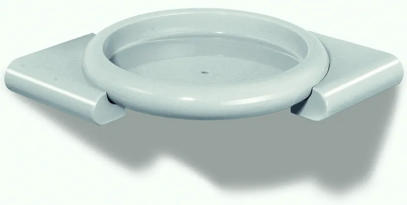HEWI Eckablage Ser 477 rubinrot