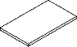 HEWI Glasplatte Ser 477 aus Klarglas, 197mm breit – Bild 3