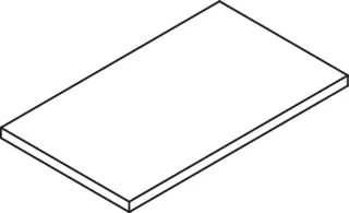 HEWI Glasplatte Ser 477 aus Klarglas, 197mm breit – Bild 4