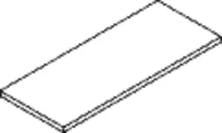 HEWI Glasplatte Ser 477 aus Klarglas, 287mm breit – Bild 3