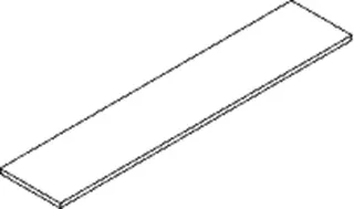 HEWI Glasplatte Ser 477 aus Klarglas, 557mm breit – Bild 3