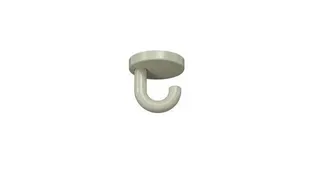HEWI Haken Ser 477, d:50mm, als Unterkopfhaken reinweiß – Bild 2