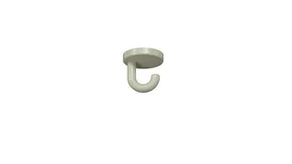 HEWI Haken Ser 477, d:40mm, als Unterkopfhaken reinweiß – Bild 2