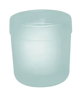 HEWI Glasbecher Ser 477 flachbodig, matt weiß