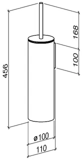 Dornbracht Toiletten-Bürstengarnitur, Wandmodell SERIENSPEZIFISCH 83910979 Chrom – Bild 3
