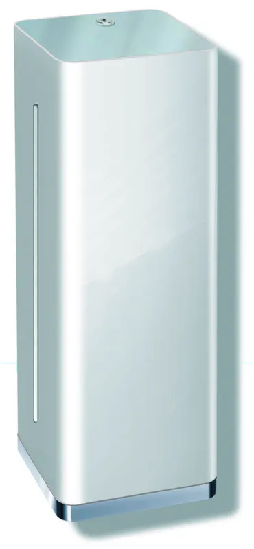 HEWI Seifenspender, Edelstahl, weiß beschichtet, 600 ml