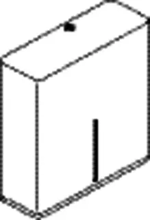 HEWI WC-Großrollenhalter, Edelstahl, weiß besch., 1 WC-Großrolle – Bild 3