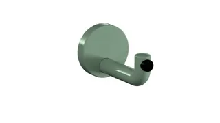 HEWI Wandhaken Ser 477 d:70mm, Türpuffer schwarz lichtgrau