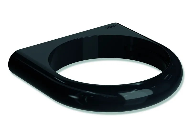 HEWI Halter Ser 477, T:140mm anthrazitgrau