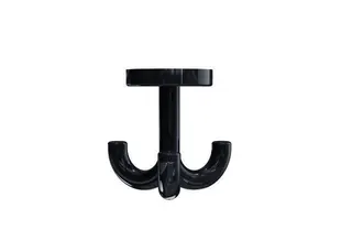 HEWI Dreifachhaken Ser 477, d:50mm, drehbar anthrazitgrau – Bild 2