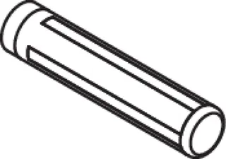 HEWI Glasplattenhalter m. Distanzstück, Ser 477 stahlblau – Bild 4
