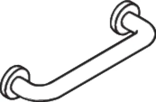 HEWI Griff/Handtuchhalter Ser 477, d:33, AM:300, m. Ros. lichtgrau – Bild 4