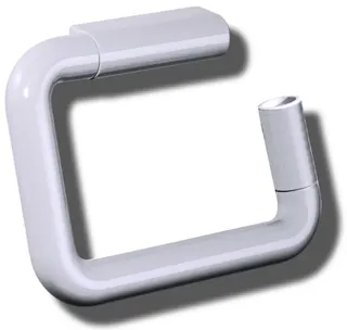 HEWI WC-Papierhalter Ser 477, m. Diebstahlschutz stahlblau