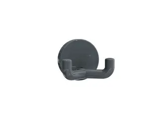 HEWI Doppelhaken Ser 477, d:50mm, eckige Hakenform felsgrau – Bild 2