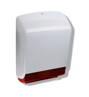 HEWI Papierhandtuchspender Ser 477 für ca. 450 St. Papier rubinrot – Bild 2