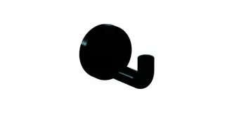 HEWI Einzelhaken Ser 477, d:70mm tiefschwarz