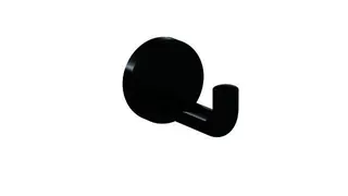 HEWI Einzelhaken Ser 477, d:70mm tiefschwarz – Bild 2