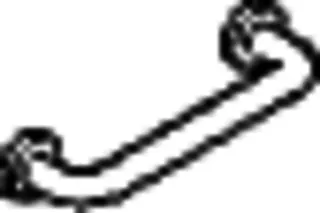 HEWI Griff/Handtuchhalter Ser 477, d:33, AM:300, m. Ros. tiefschwarz – Bild 3