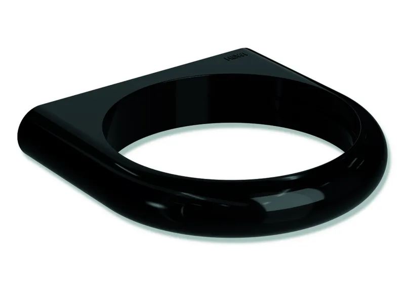 HEWI Halter Ser 477, T:140mm tiefschwarz