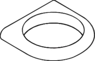 HEWI Halter Ser 477, T:140mm tiefschwarz – Bild 4