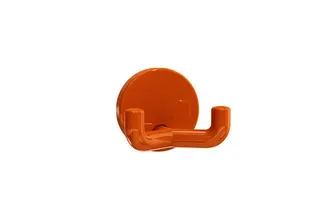 HEWI Doppelhaken Ser 477, d:50mm, eckige Hakenform orange – Bild 2