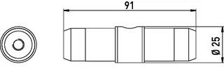 Emco Verbindung system2 00102 für Duschvorhangstangen chr – Bild 2