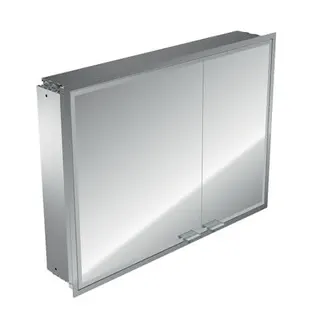 EC Lichtspiegelschrank prestige 06049 Unterputz, breite Tür li 915 mm alu.