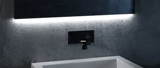 Waschtischbeleuchtung A14 zu sanibel Leuchtspiegel LED-1/LED-2 und LED-3