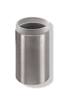 HEWI Becher Gl. m. Halter Sys 162, Halter Edelstahl geschliffen – Bild 2