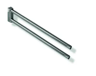 HEWI Handtuchhalter Sys 162, verchromt, L:331mm, Arme schwenkbar