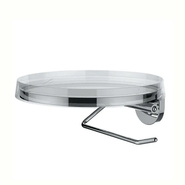 Toilettenpapierhalter K-LAUFEN 185x185 disc transparent