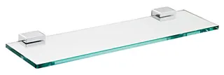 sanibel 3001-Ablageplatte A17 500x100mm Kristallglas mit Konsolen verchromt