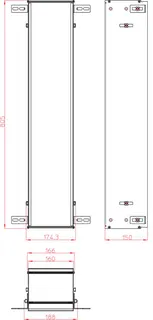 sanibel 3001-Einbaurahmen A17 zu WC-Modul