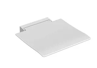 HEWI Klappsitz 450, B:450, T:463, Sitzf. u. Wandkonsole weiß signalweiß – Bild 2