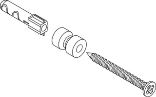 HEWI Befestigungsmaterial Sys 162, für 162.90.010 und 162.21.300 – Bild 2