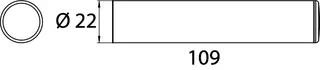 sanibel 2000-Reservepapierhalter A17 verchromt – Bild 2