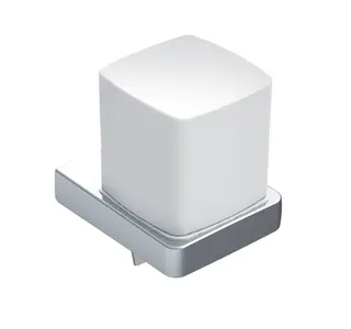 EC Einhand-Seifenspender trend 00101 Glasteil satiniert chr