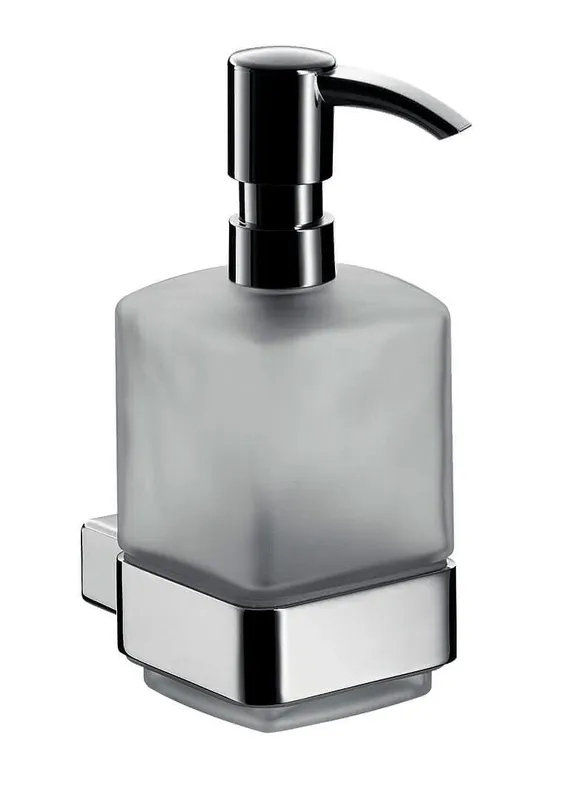 Flüssigseifenspender, Glas satiniert aktiv4YOU 3.0, verchr.